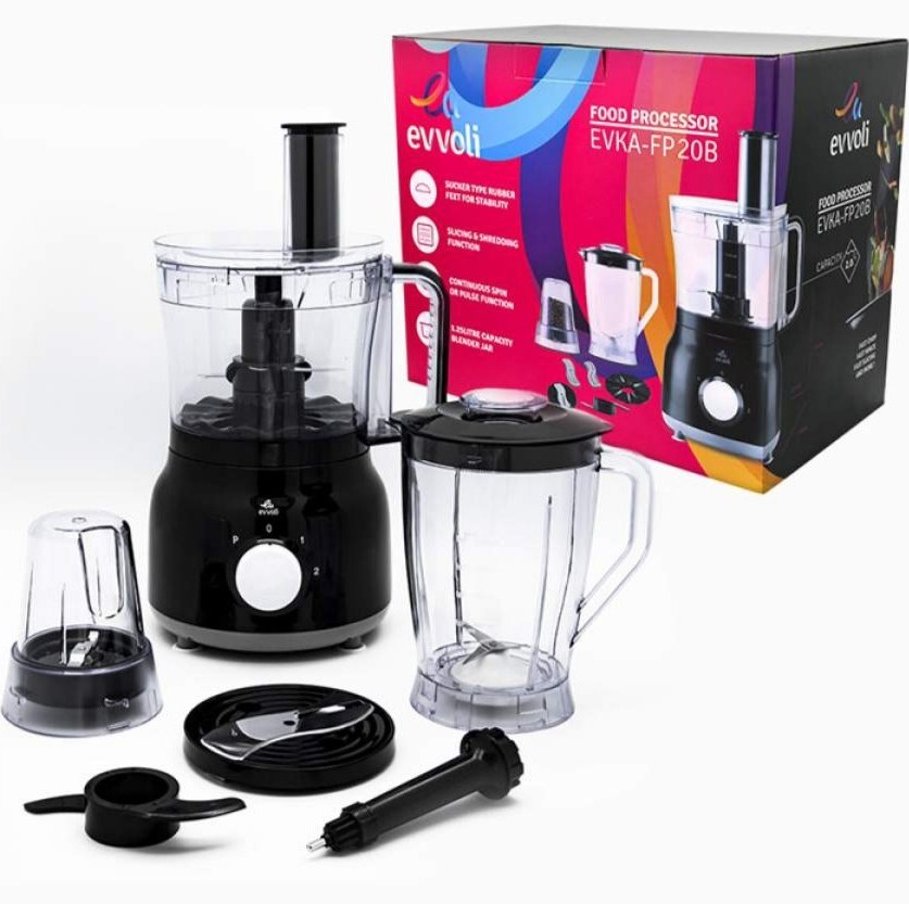 غذاساز چند کاره ایوولی ایتالیا مدل Evvoli EVKA-FP20B