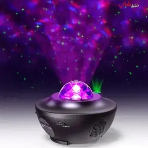 پروژکتور رقص نور کهکشانی و اسپیکر مدل Starry Projector ا Starry Projector Light